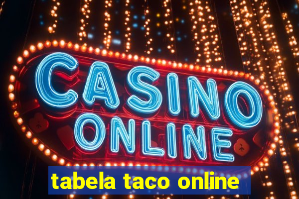 tabela taco online